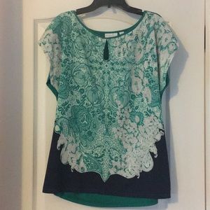 New York and Co short sleeve blouse